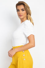Load image into Gallery viewer, Short Ruching Sleeve Top
