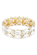 Load image into Gallery viewer, Crystal Color Stone Stretch Bracelet
