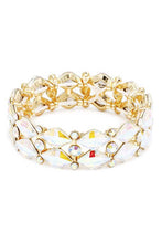 Load image into Gallery viewer, Crystal Color Stone Stretch Bracelet
