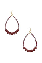Load image into Gallery viewer, Clay Ball Accent Beads Teardrop Earring
