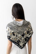 Load image into Gallery viewer, Floral Border Print Silky Square Scarf

