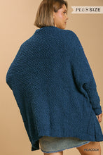 Load image into Gallery viewer, Open Front Oversized Cardigan Sweater With Pockets
