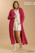Load image into Gallery viewer, Open Front Long Body Cardigan
