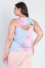 Load image into Gallery viewer, Plus Tie-dye Round Neck Sleeveless Top
