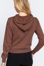 Load image into Gallery viewer, Screen Print French Terry Hoodie Top

