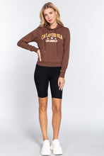 Load image into Gallery viewer, Screen Print French Terry Hoodie Top
