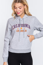Load image into Gallery viewer, Screen Print French Terry Hoodie Top
