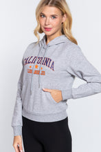 Load image into Gallery viewer, Screen Print French Terry Hoodie Top
