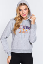 Load image into Gallery viewer, Screen Print French Terry Hoodie Top
