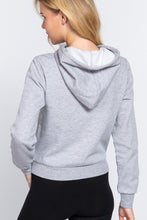 Load image into Gallery viewer, Screen Print French Terry Hoodie Top
