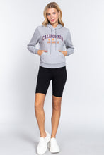 Load image into Gallery viewer, Screen Print French Terry Hoodie Top
