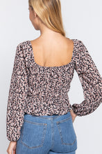 Load image into Gallery viewer, Shirring W/ribbon Woven Top
