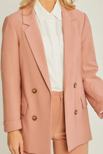 Load image into Gallery viewer, Woven Solid Vertigo Blazer

