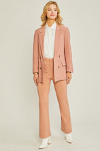 Load image into Gallery viewer, Woven Solid Vertigo Blazer
