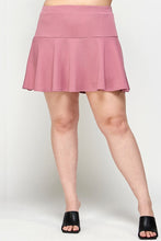 Load image into Gallery viewer, Plus Size, Solid Knit Skort
