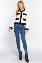 Load image into Gallery viewer, Long Sleeve Pocket Detail Faux Fur Jacket
