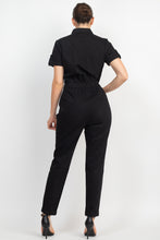 Load image into Gallery viewer, Collared Button-front Jumpsuit

