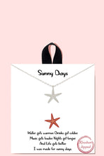 Load image into Gallery viewer, 18k Gold Rhodium Dipped Sunny Days Pendant Necklace
