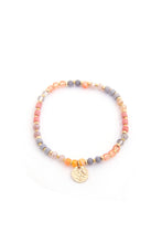 Load image into Gallery viewer, Coin Charm Beaded Bracelet
