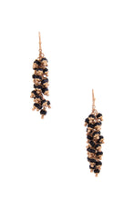 Load image into Gallery viewer, Beaded Metal Dangle Earring
