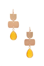 Load image into Gallery viewer, Teardrop Gem Multi Shape Dangle Earring
