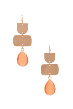 Load image into Gallery viewer, Teardrop Gem Multi Shape Dangle Earring
