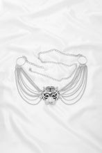 Load image into Gallery viewer, Rhinestone Tiger Head Multi Layer Chain Link Hook Belt
