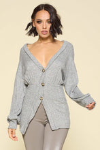 Load image into Gallery viewer, Deep V-neck Long Sleeve Sweater
