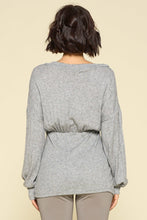 Load image into Gallery viewer, Deep V-neck Long Sleeve Sweater
