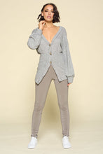 Load image into Gallery viewer, Deep V-neck Long Sleeve Sweater
