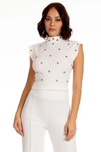 Load image into Gallery viewer, Eyelet Designed Fashion Short Top
