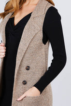 Load image into Gallery viewer, Sleeveless Long Sweater Vest
