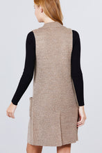 Load image into Gallery viewer, Sleeveless Long Sweater Vest
