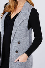 Load image into Gallery viewer, Sleeveless Long Sweater Vest
