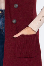 Load image into Gallery viewer, Sleeveless Long Sweater Vest
