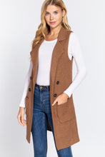 Load image into Gallery viewer, Sleeveless Long Sweater Vest
