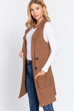 Load image into Gallery viewer, Sleeveless Long Sweater Vest
