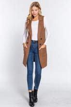 Load image into Gallery viewer, Sleeveless Long Sweater Vest
