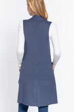 Load image into Gallery viewer, Sleeveless Long Sweater Vest
