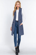Load image into Gallery viewer, Sleeveless Long Sweater Vest
