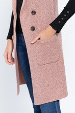 Load image into Gallery viewer, Sleeveless Long Sweater Vest
