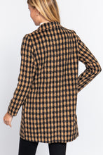 Load image into Gallery viewer, Long Slv One Button Jacquard Jacket
