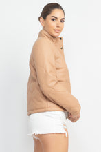 Load image into Gallery viewer, Mock Neck Quilted Jacket
