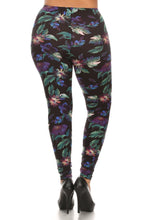 Load image into Gallery viewer, Plus Size Print, Full Length Leggings In A Slim Fitting Style With A Banded High Waist
