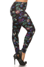 Load image into Gallery viewer, Plus Size Print, Full Length Leggings In A Slim Fitting Style With A Banded High Waist
