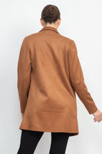 Load image into Gallery viewer, Open Front Suede Blazer
