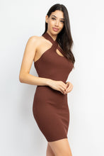 Load image into Gallery viewer, Halter Racerback Sweater Dress
