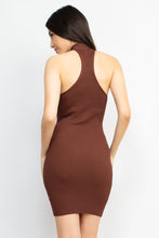 Load image into Gallery viewer, Halter Racerback Sweater Dress
