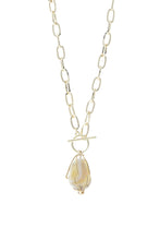 Load image into Gallery viewer, Natural Stone Wire Link Necklace
