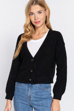 Load image into Gallery viewer, Long Slv V-neck Sweater Cardigan
